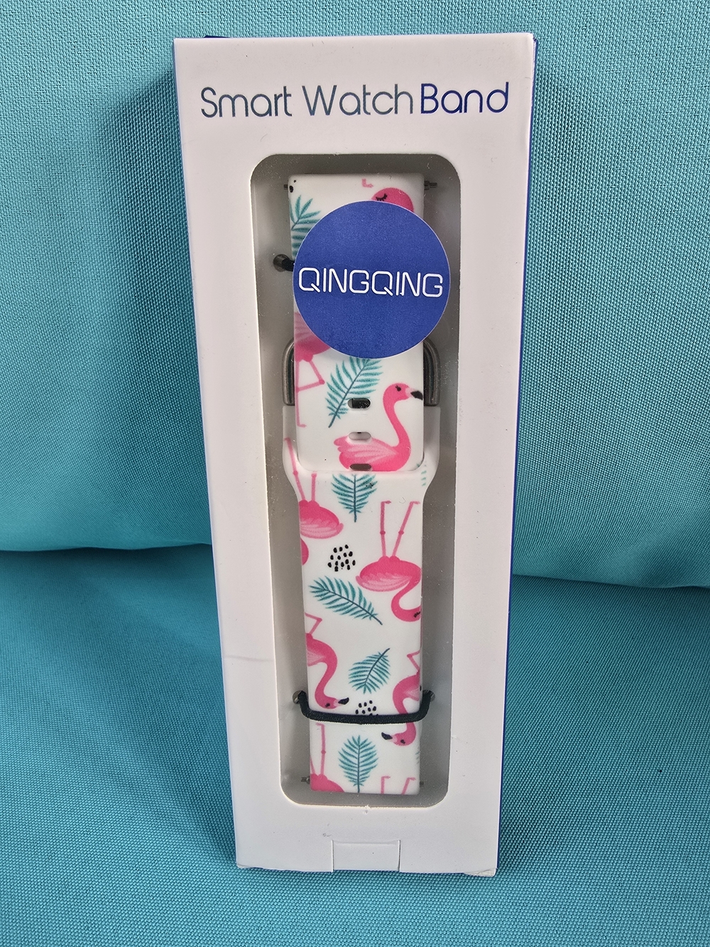 💚 Flamingo Print Smartwatch Band